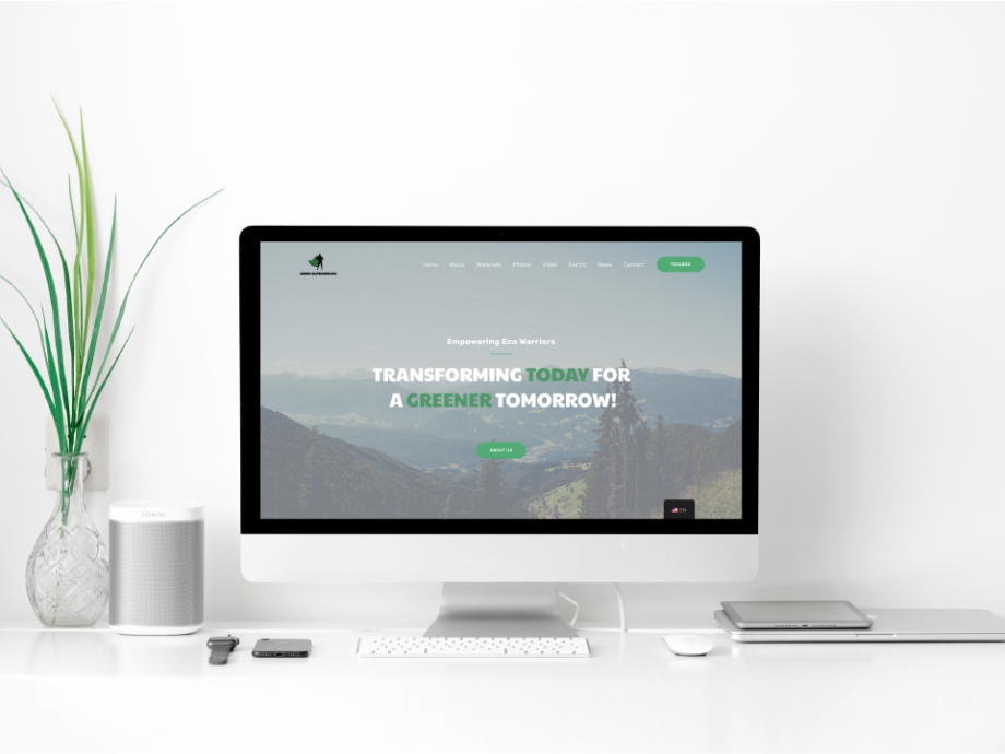 Greensuperheroes website mockup-01-01